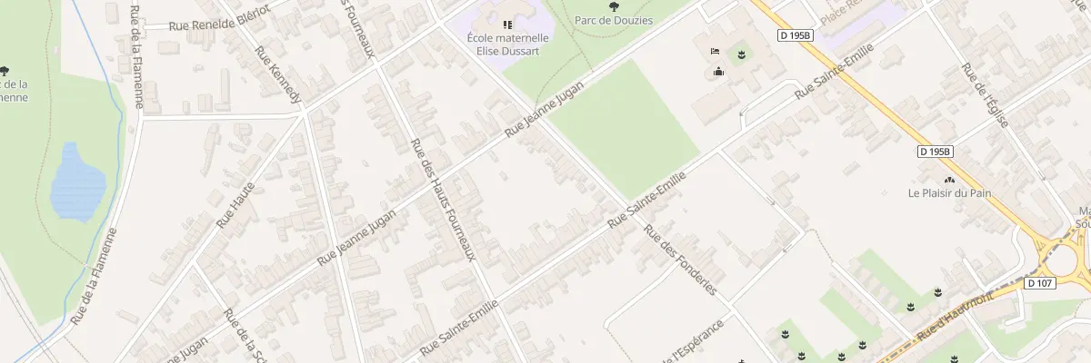 Plan du 53B Rue des Fonderies à Maubeuge