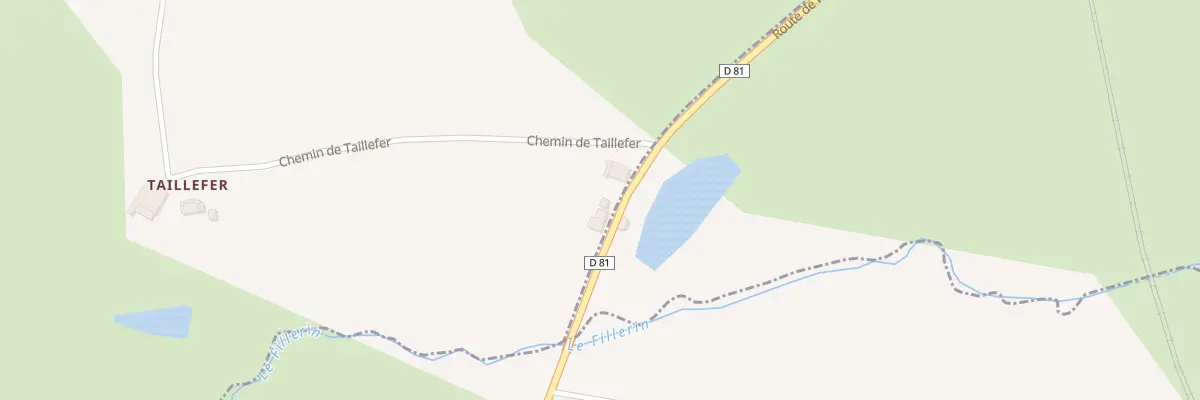 Plan du 680 Che de Taillefer à Ambierle