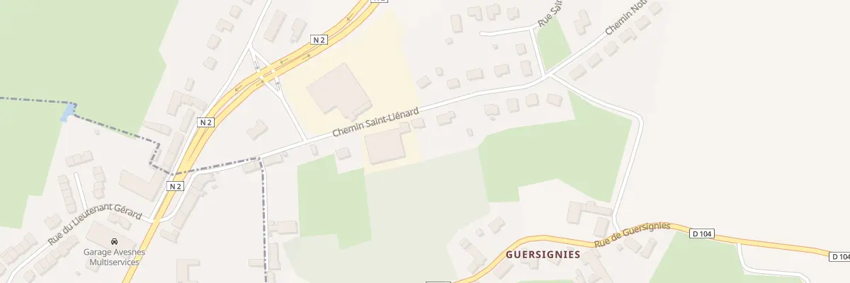 Plan du 12 Che Saint Lienard à Bas-Lieu