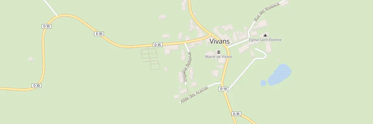 Plan du 40 Imp Bellevue à Vivans