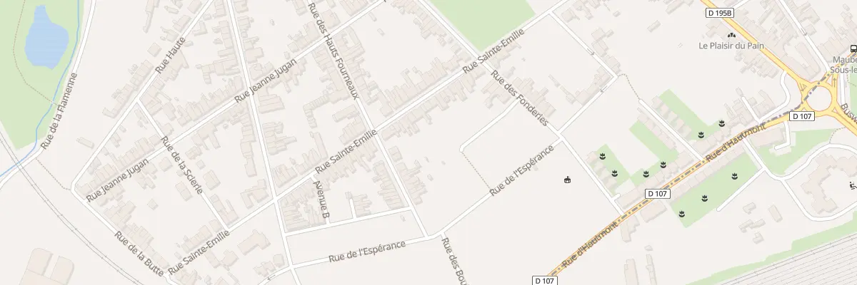 Plan du 49B Rue Sainte Emilie à Maubeuge