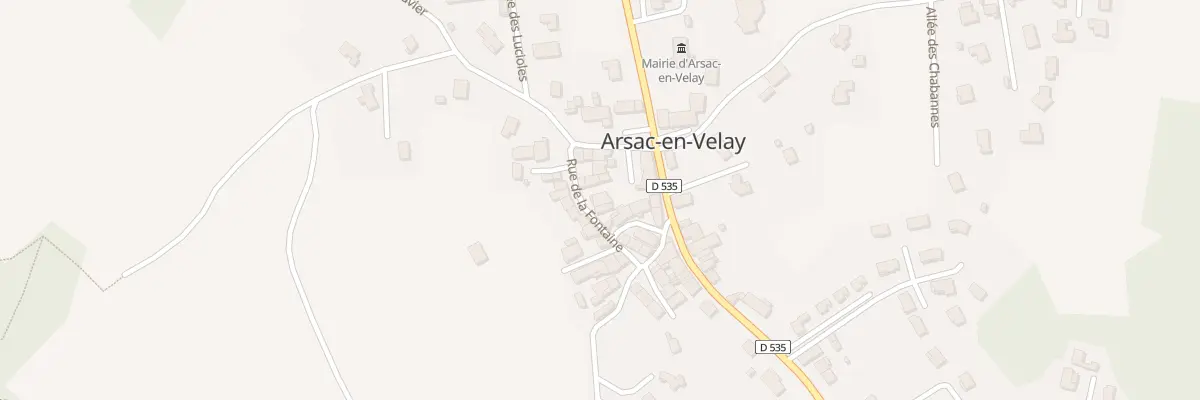 Plan du 7 Rue de la Fontaine à Arsac-en-Velay