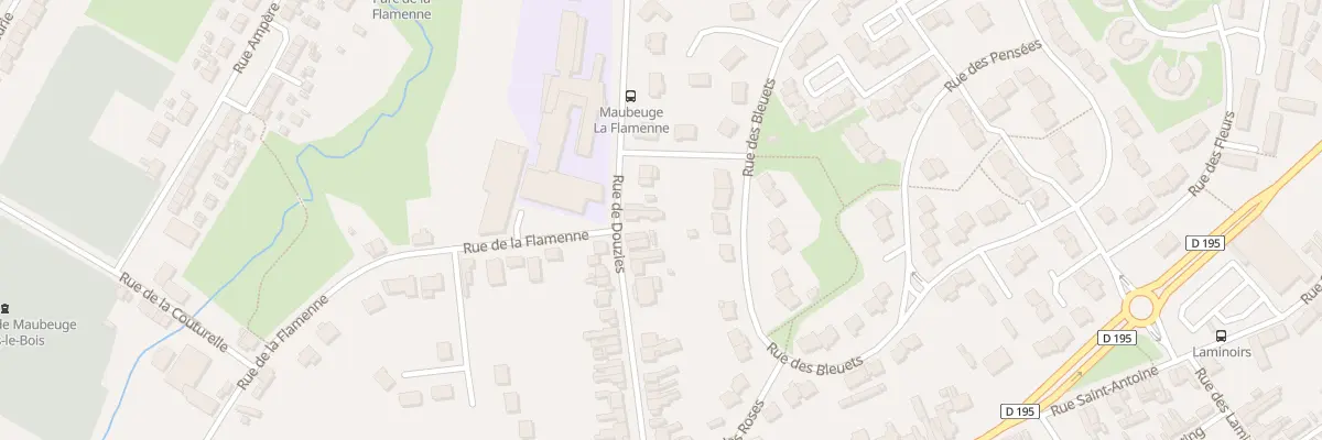 Plan du 96 Rue de Douzies à Maubeuge