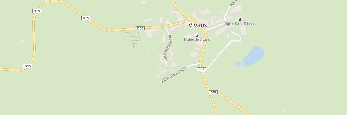Plan du 99 Imp Bellevue à Vivans
