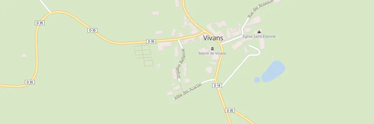 Plan du 67 Imp Bellevue à Vivans