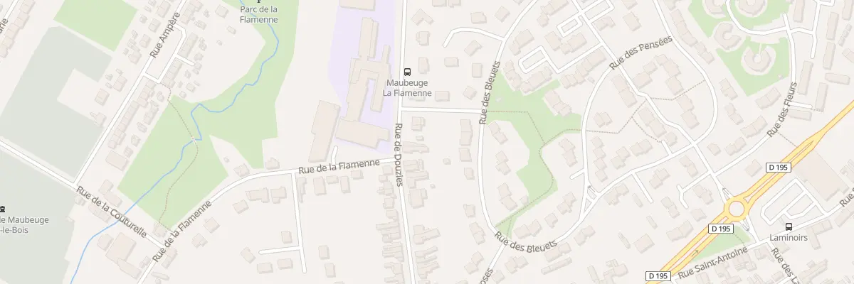 Plan du 96B Rue de Douzies à Maubeuge
