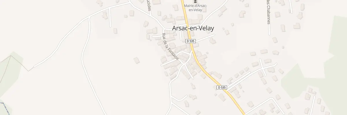 Plan du 16 Rue de la Fontaine à Arsac-en-Velay