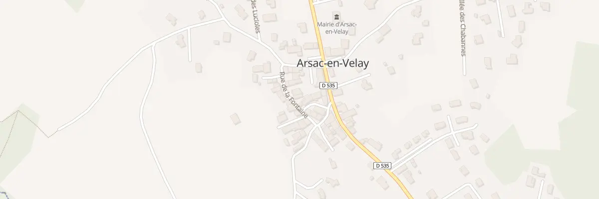 Plan du 9 Rue de la Fontaine à Arsac-en-Velay