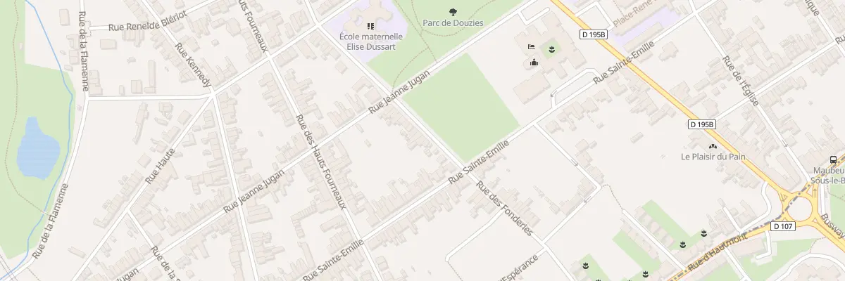 Plan du 53 Rue des Fonderies à Maubeuge