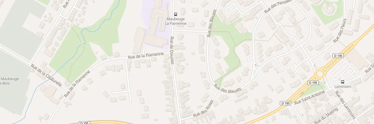 Plan du 90 Rue de Douzies à Maubeuge