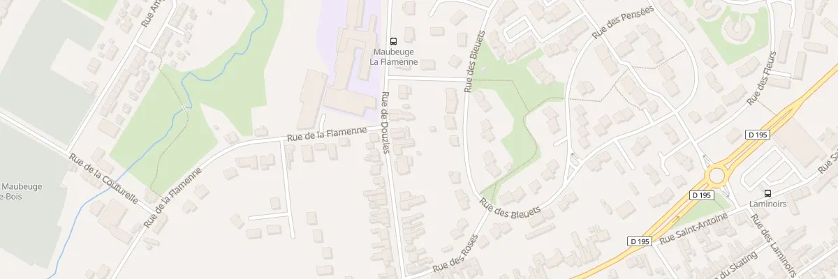 Plan du 90B Rue de Douzies à Maubeuge