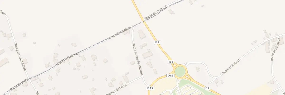 Plan du 149 Prt de Malème à Saint-Alban-les-Eaux