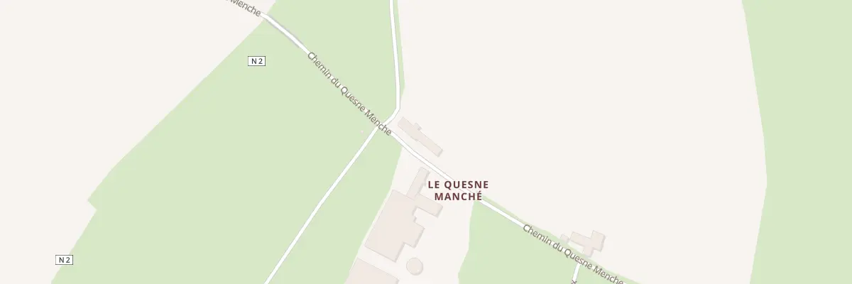 Plan du 74B Le Quesne Menche à Avesnelles