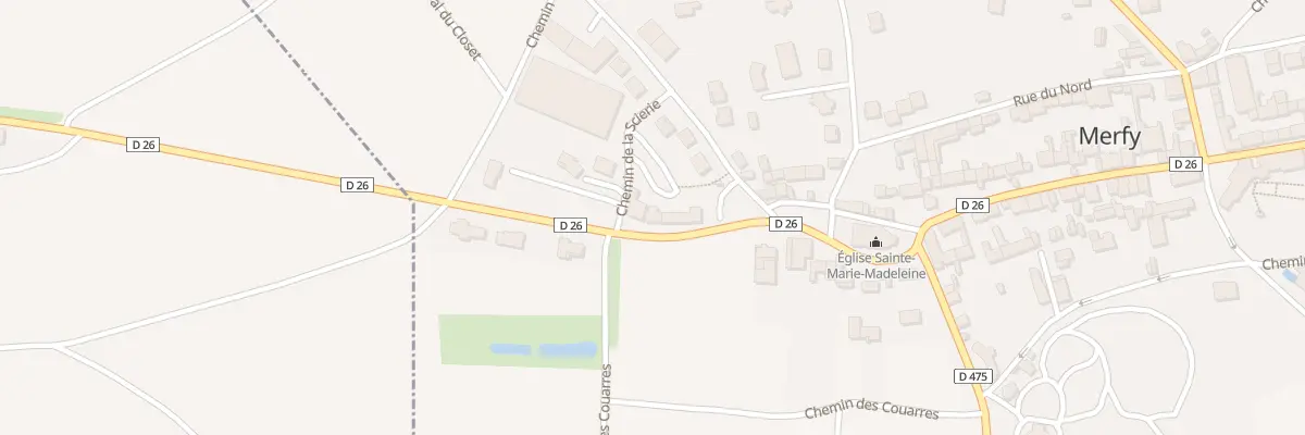Plan du 4 Rue de Chenay à Merfy
