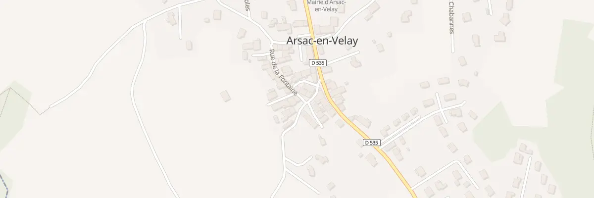 Plan du 2 Pl du Lavadou à Arsac-en-Velay
