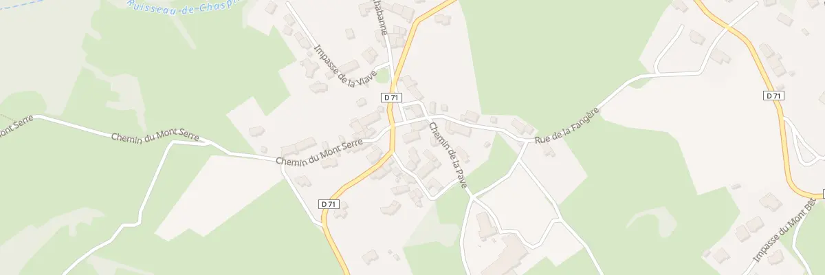 Plan du 9 Pl des Granges à Chaspinhac