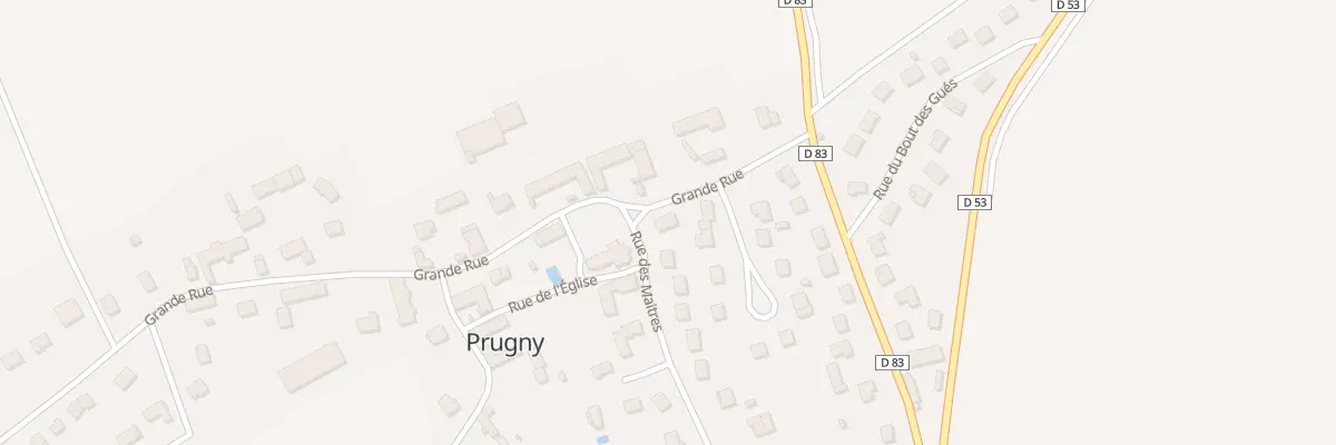 Plan du 5 Gr Grande Rue à Prugny