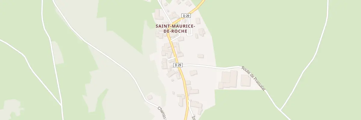 Plan du 5311 Saint Maurice de Roche à Roche-en-Régnier