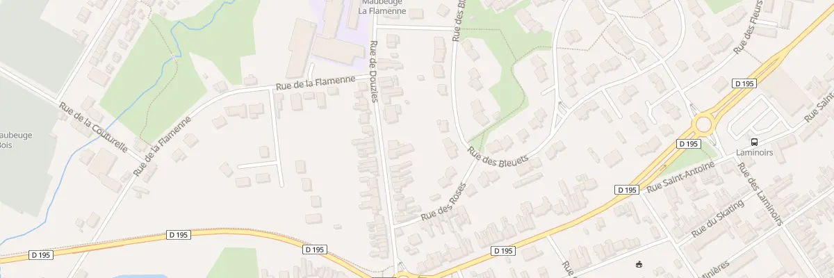 Plan du 78B Rue de Douzies à Maubeuge