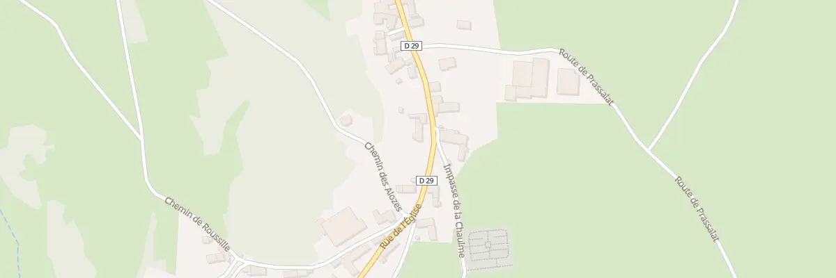 Plan du 329 Rue de l’Eglise à Roche-en-Régnier