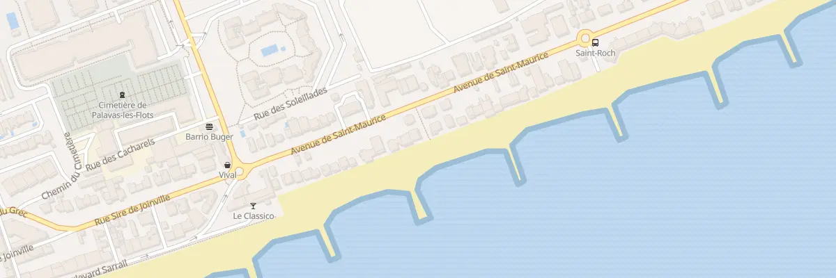 Plan du 32 Av Saint Maurice à Palavas-les-Flots