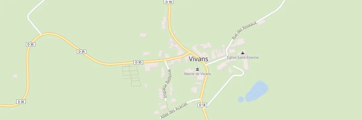Plan du 95 Rte de la Pacaudière à Vivans