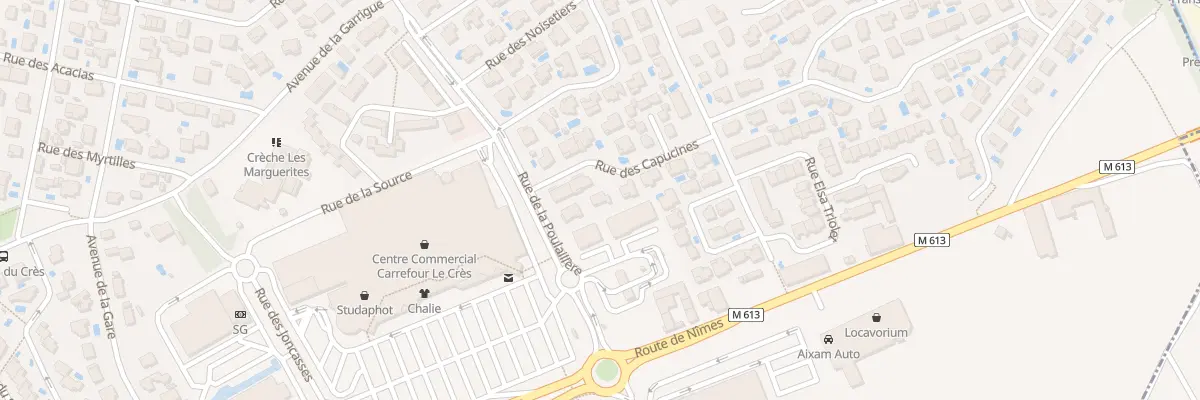Plan du 6 Rue des Capucines au Crès