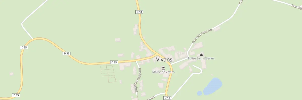 Plan du 21 Rte de Chenay à Vivans