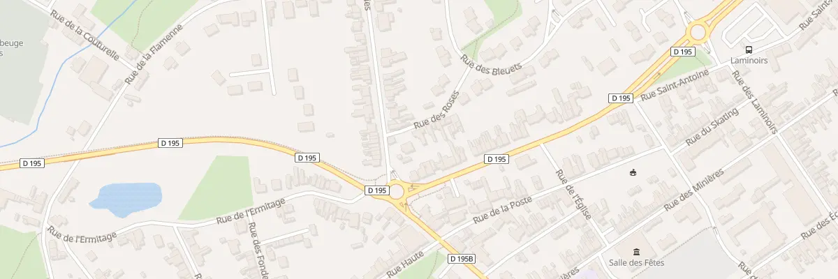 Plan du 21 Rue des Roses à Maubeuge