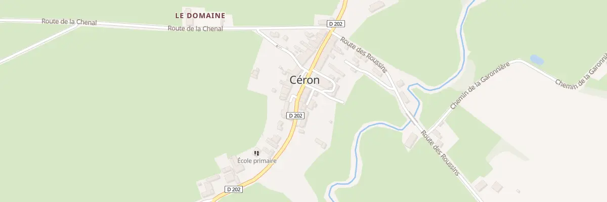 Plan du 5034 Le Bourg à Céron