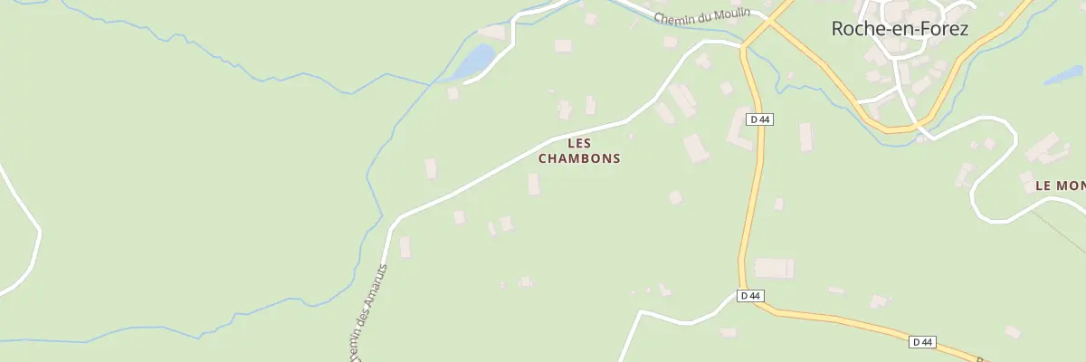 Plan du 5140 Les Chambons à Roche-en-Forez