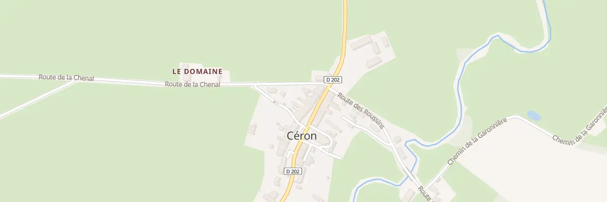 Plan du 5016 Le Bourg à Céron