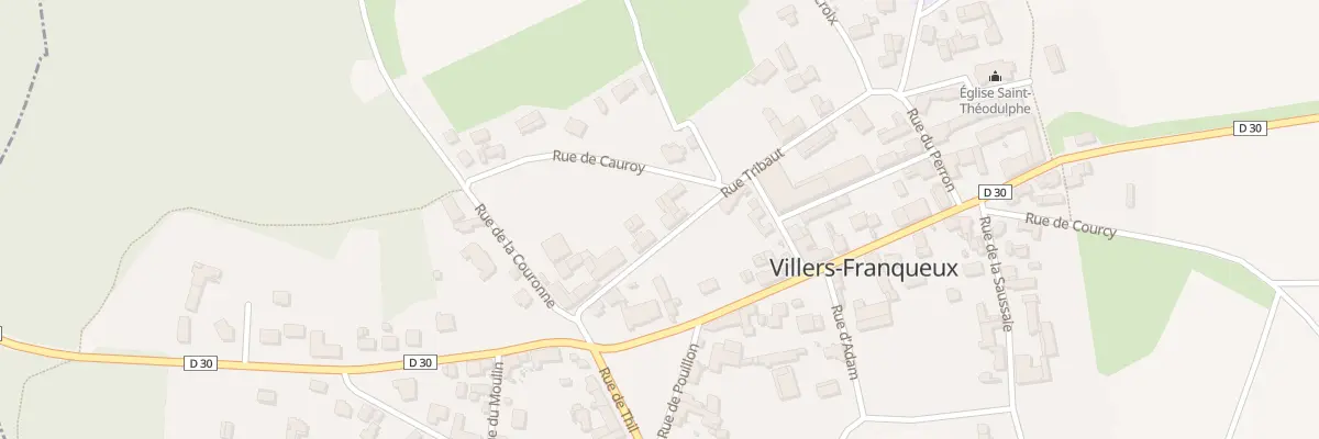 Plan du 8 Rue Tribaut à Villers-Franqueux