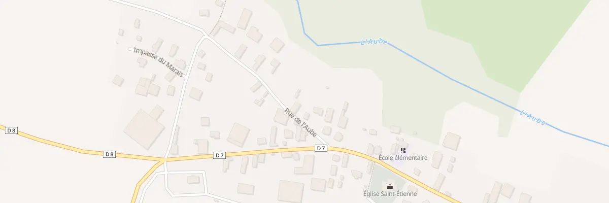 Plan du 6 Rue de l’Aube à Charny-le-Bachot
