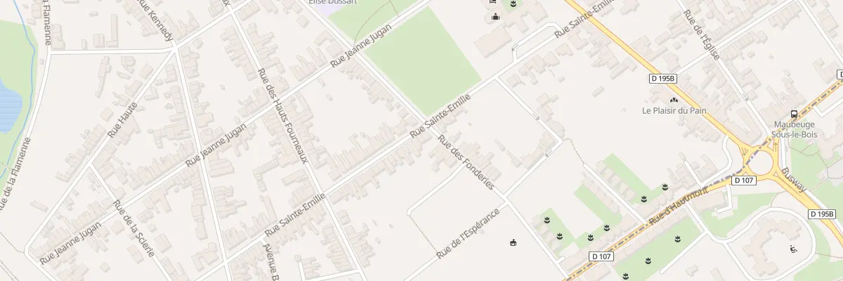 Plan du 31B Rue Sainte Emilie à Maubeuge