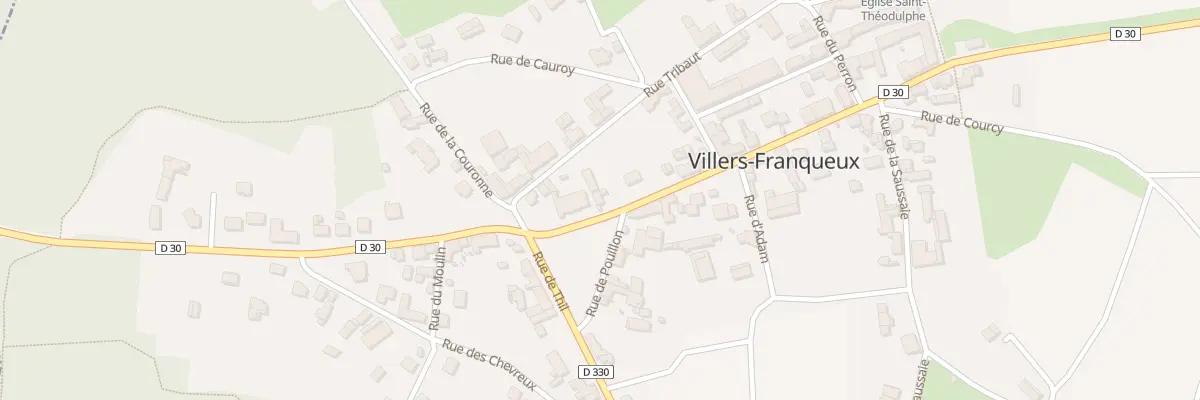 Plan du 3 Gr Grande Rue à Villers-Franqueux