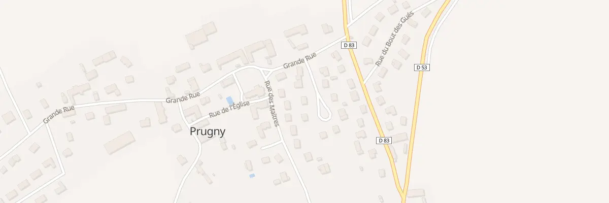 Plan du 8 Rue Chenevieres à Prugny