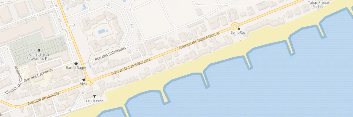Plan du 40 Av Saint Maurice à Palavas-les-Flots