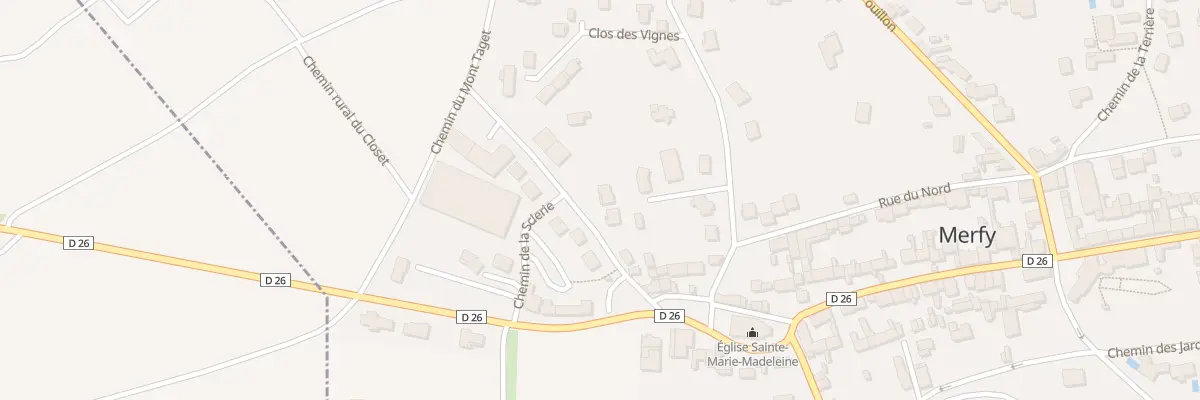 Plan du 6 Che Dit des Couarres La Masse à Merfy