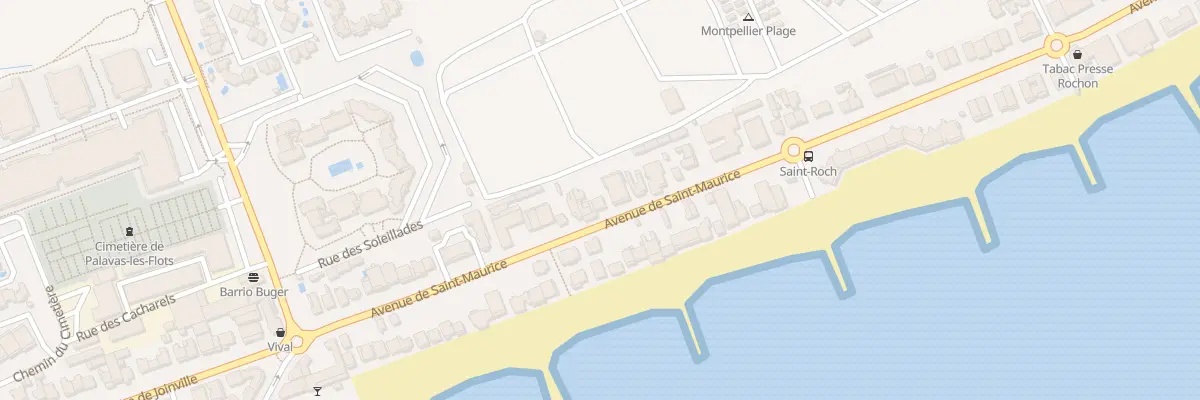 Plan du 43 Av Saint Maurice à Palavas-les-Flots