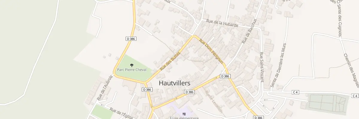 Plan du 65 Rue des Buttes à Hautvillers