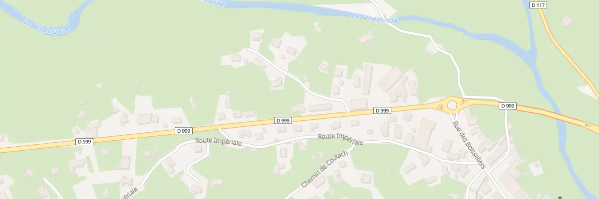 Plan du 1 Che des Cerisiers à Sauve