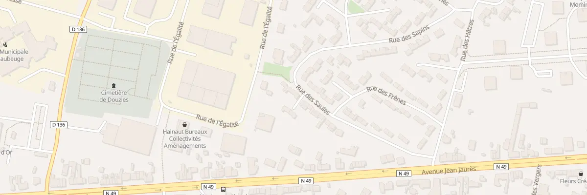 Plan du 37 Rue des Saules à Maubeuge