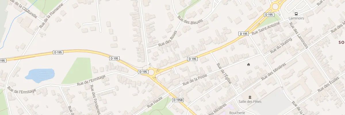 Plan du 66 Rue Ermitage à Maubeuge
