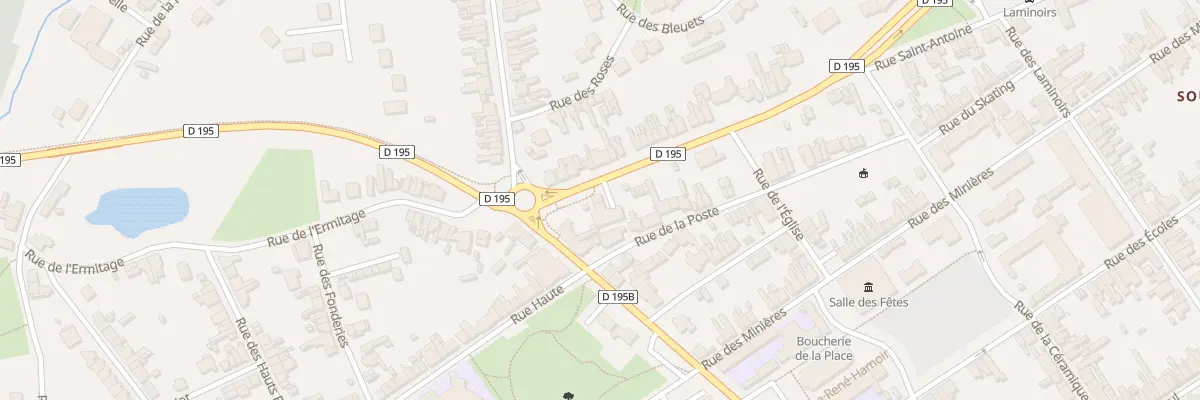Plan du 45 Rue Ermitage à Maubeuge