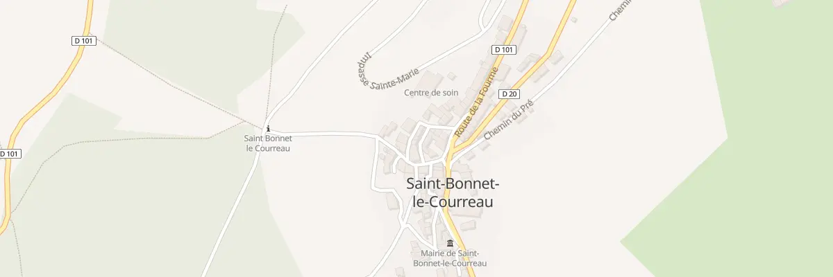 Plan du 21 Rue du Garde à Saint-Bonnet-le-Courreau