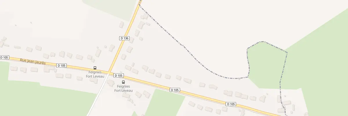 Plan du 165B Rue Jean Jaurès à Feignies