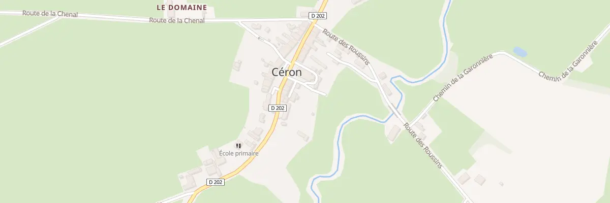 Plan du 5031 Le Bourg à Céron