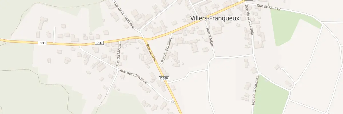 Plan du 5 Rue de Pouillon à Villers-Franqueux