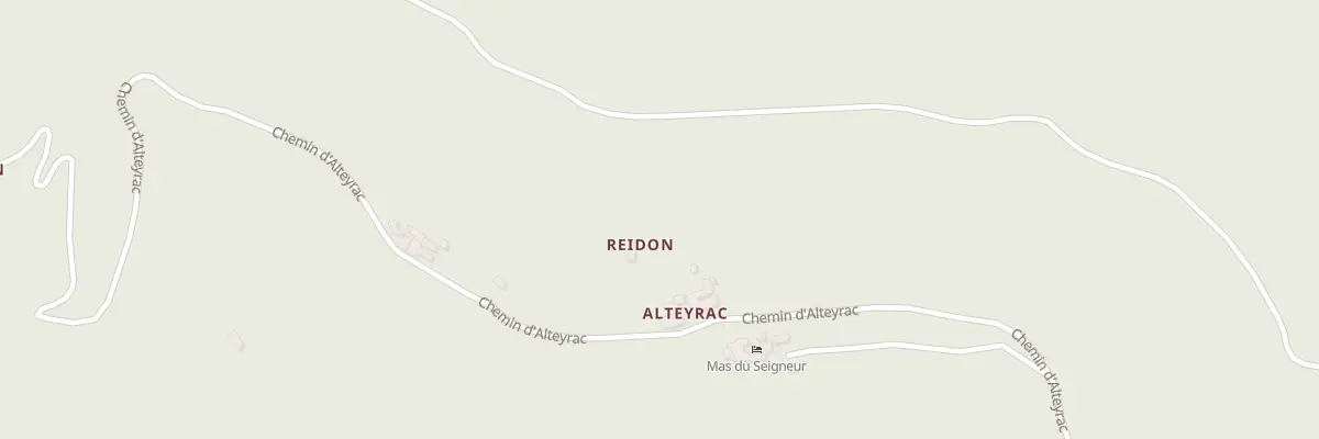 Plan du 5185 Che d’Altayrac à Chamborigaud